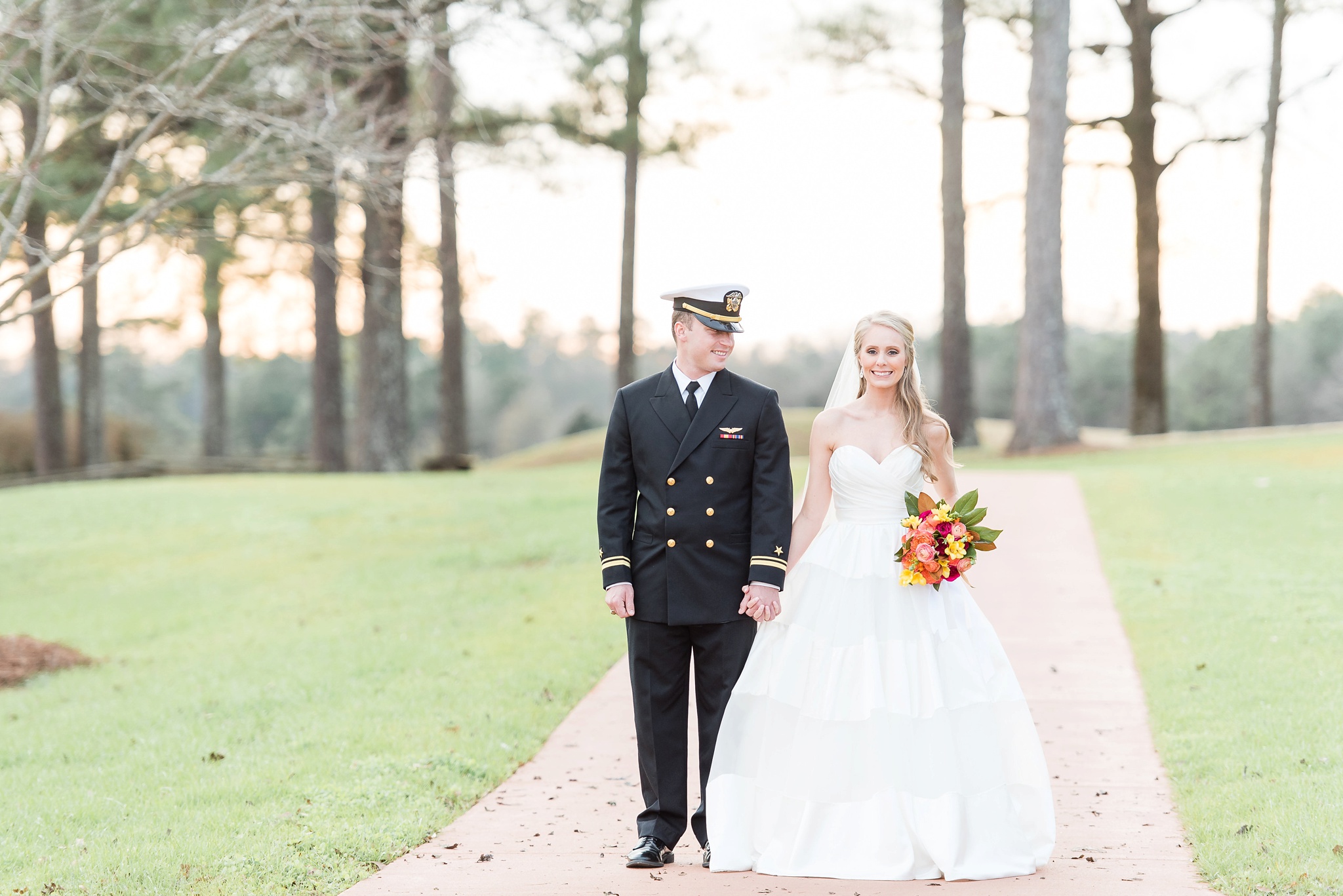 American Village Ballroom Jewel Tone Military Wedding - Birmingham Alabama Photographers_0033.jpg