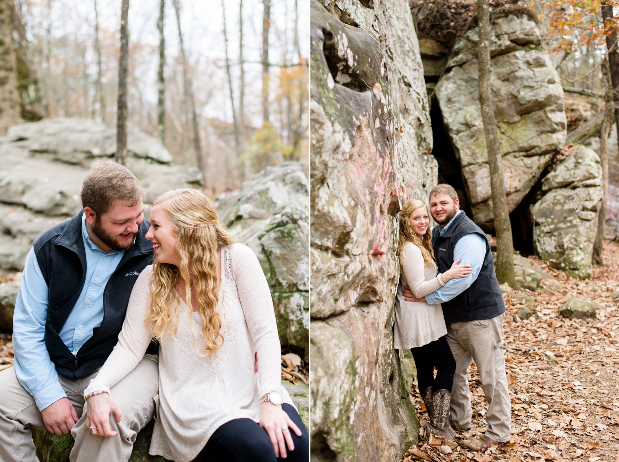 Hoover Preserve Moss Rock Fall Engagement Session | Birmingham Alabama Wedding Photographers_0015.jpg