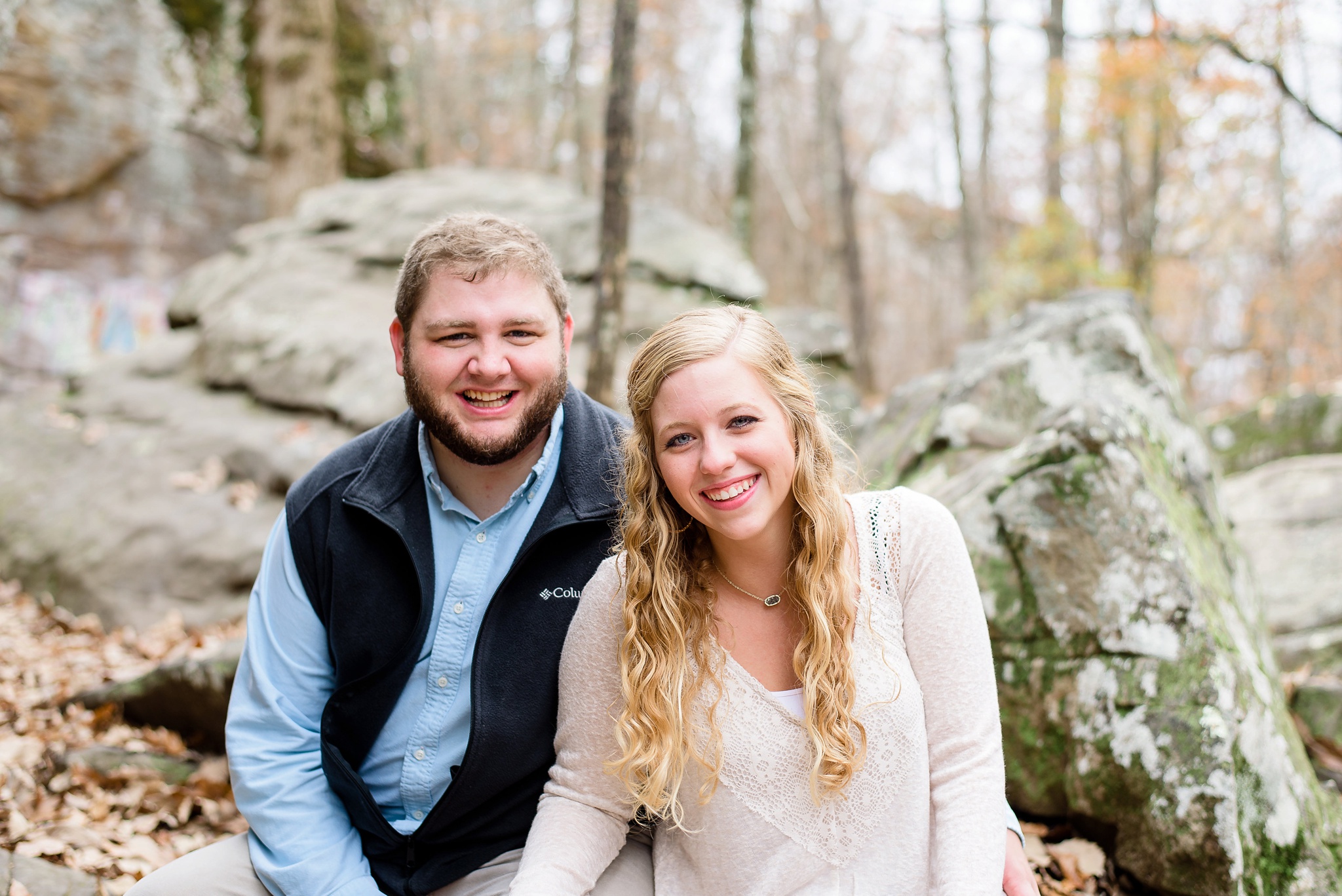 Hoover Preserve Moss Rock Fall Engagement Session | Birmingham Alabama Wedding Photographers_0016.jpg