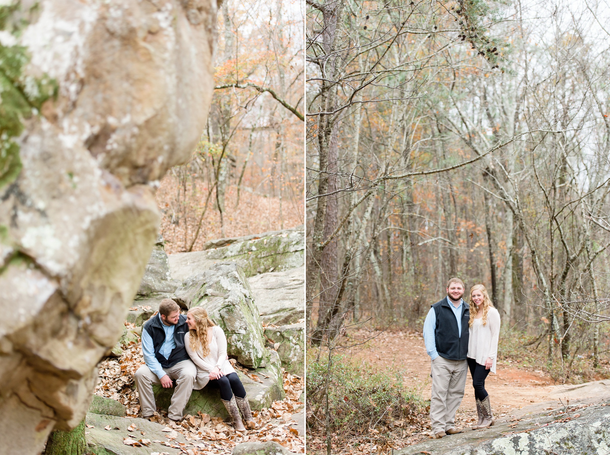 Hoover Preserve Moss Rock Fall Engagement Session | Birmingham Alabama Wedding Photographers_0018.jpg