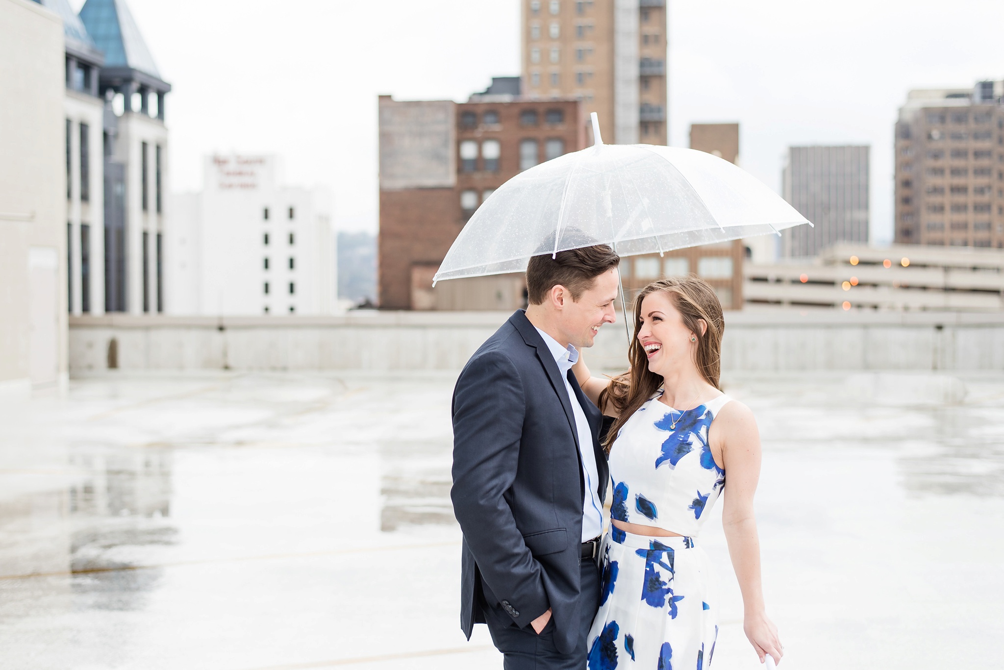 Downtown Rainy Day Engagement Session | Birmingham Alabama Wedding Photographers_0015.jpg