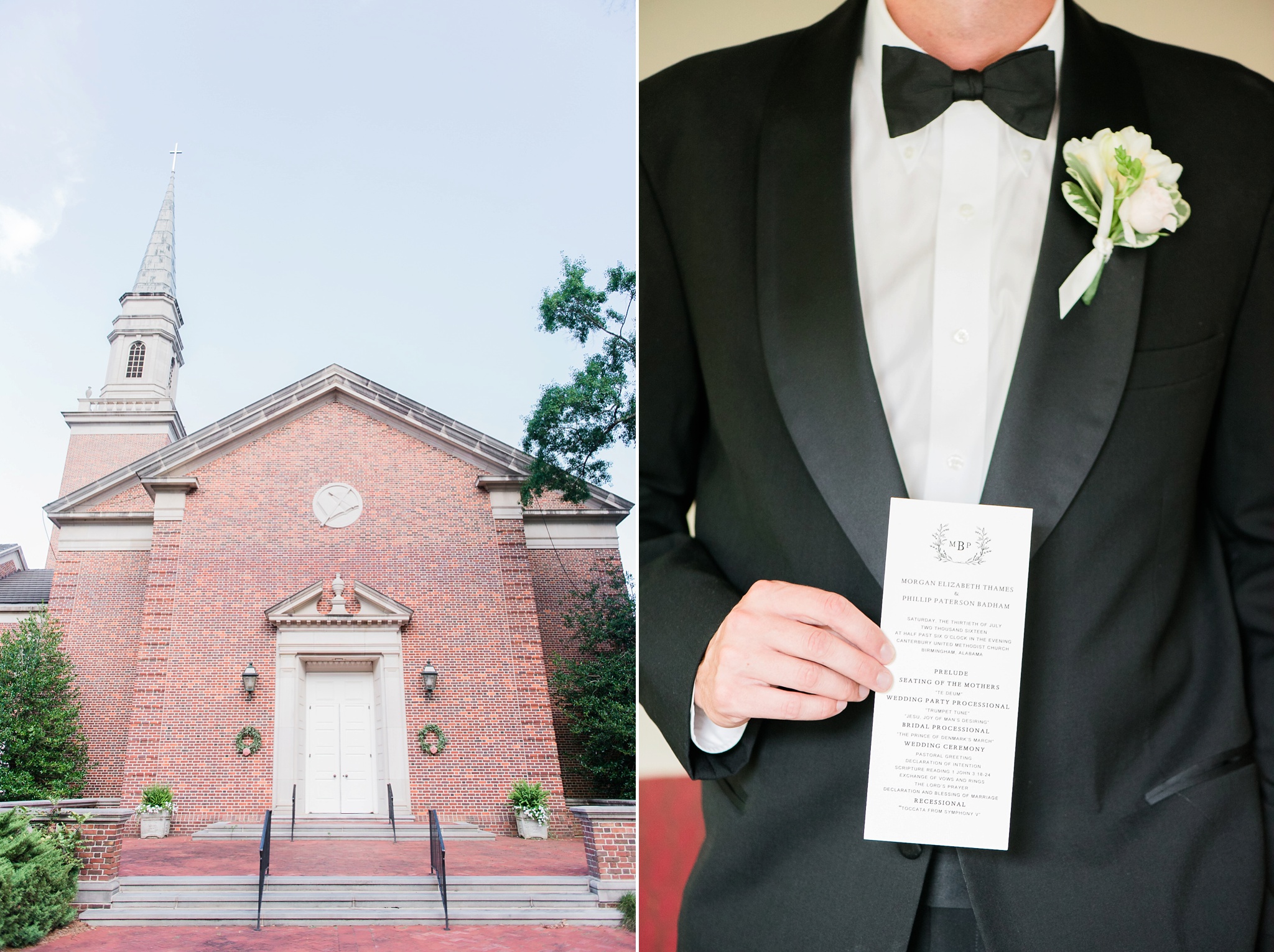 Caterbury United Methodist The Club Black Tie Wedding | Birmingham Alabama Wedding Photographers_0048.jpg