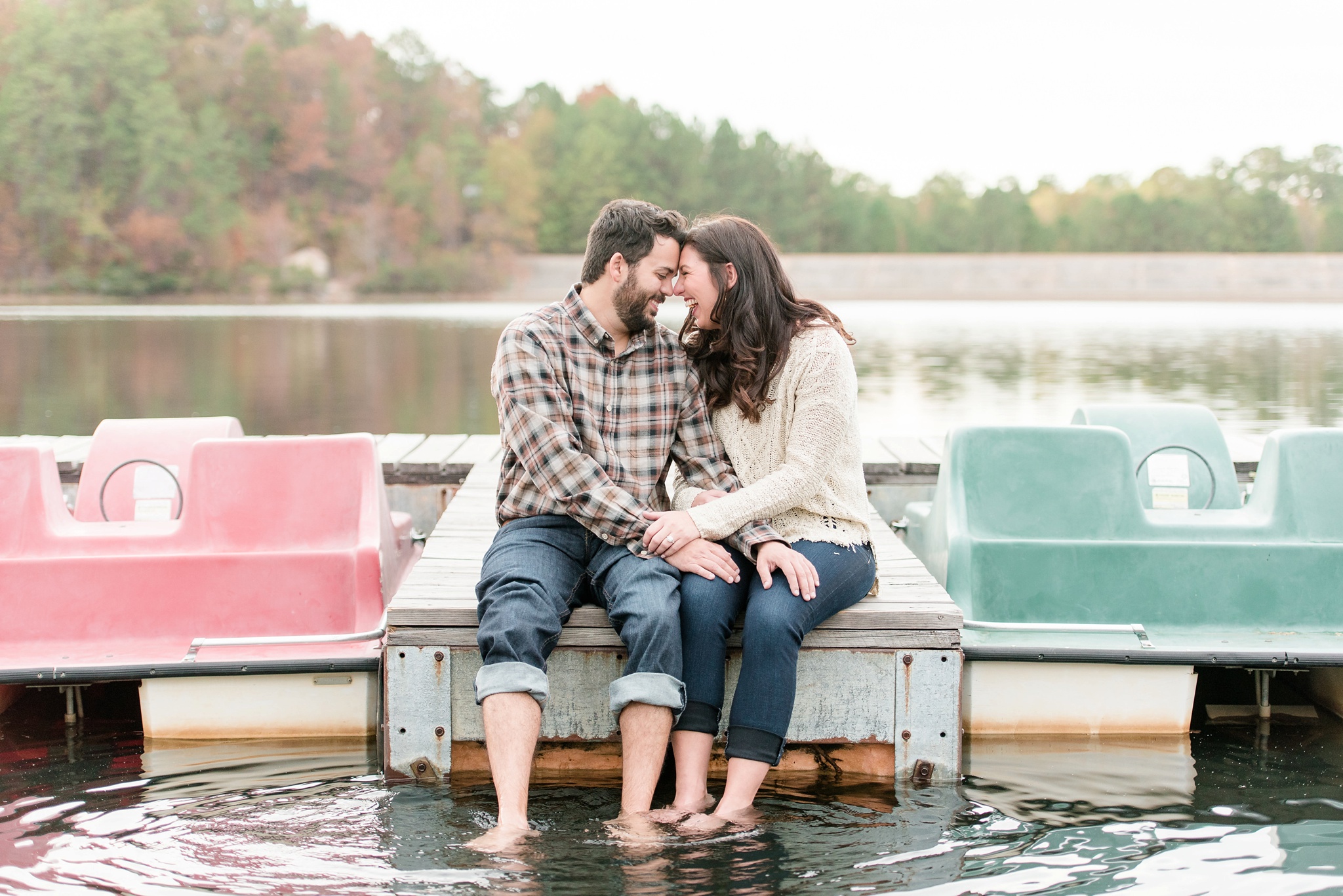 Oak Mountain State Park Fall Engagement Session | Birmingham Alabama Wedding Photographers_0019.jpg