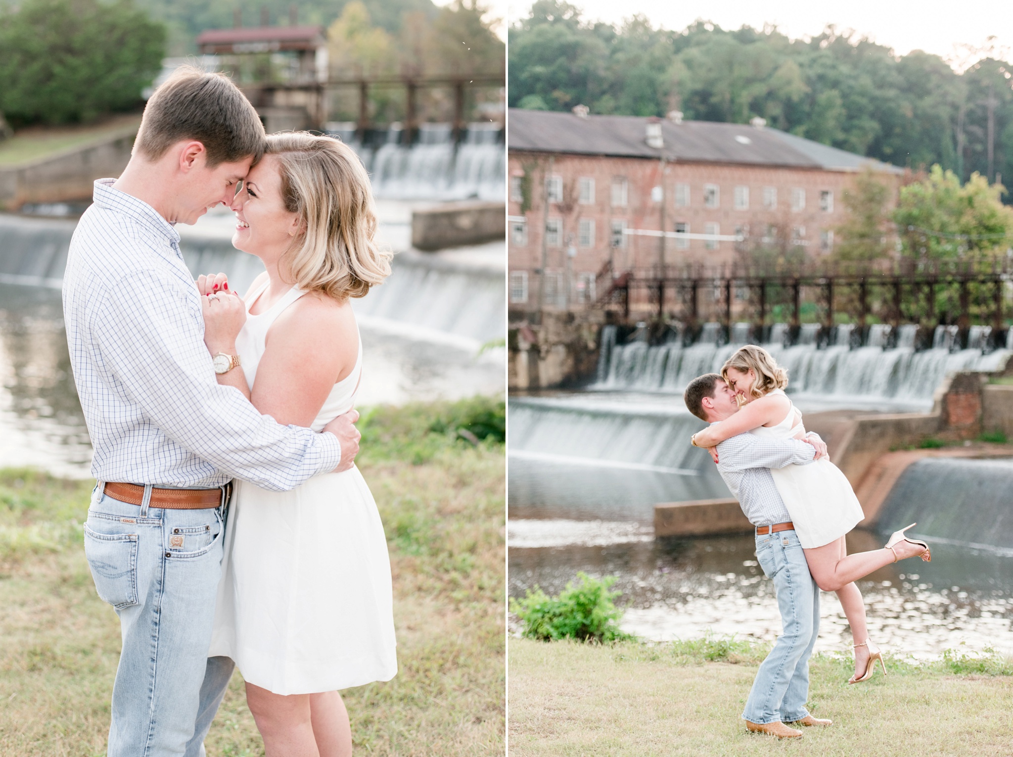 South Alabama Waterfall Prattville Montgomery Engagement Session | Birmingham Alabama Wedding Photographers_0016.jpg