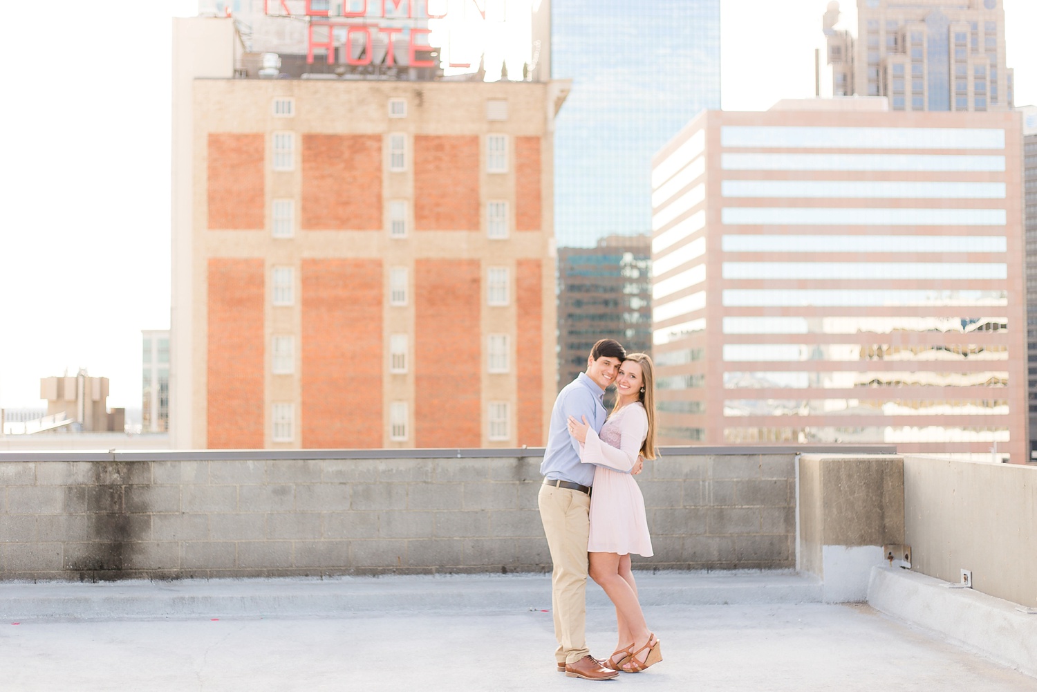 Downtown Birmingham Rooftop Engagement Session | Birmingham Alabama Wedding Photographers_0006.jpg