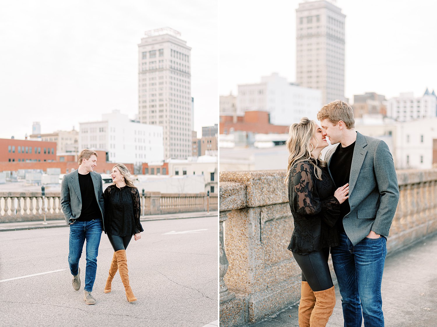 Downtown Birmingham Engagement Photos Session | Birmingham Alabama Wedding Photographers_0008.jpg